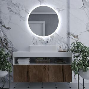 Okrągłe lustro łazienkowe z oświetleniem LED E1