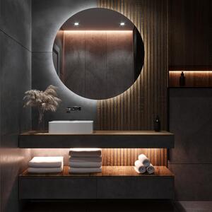 Okrągłe lustro łazienkowe z oświetleniem LED E2