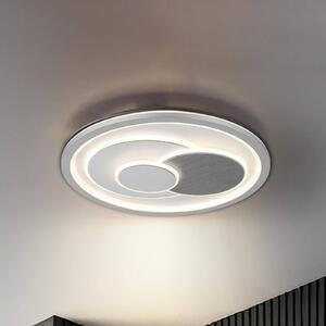 Globo Lampa sufitowa Ruiz I, biały / opal, salon / jadalnia, metal