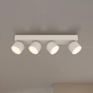 Globo Reflektor sufitowy LED Rae, kolor piaskowy, metalowy, 4-punktowa, 46 cm Rae, kremowy / amber, salon / jadalnia, metal