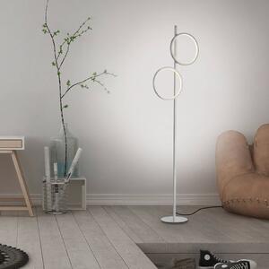 JUST LIGHT. GmbH Lampa stojąca Mini-Ritus, aluminiowy / szary / cynkowy, salon / jadalnia, metal, nowoczesny