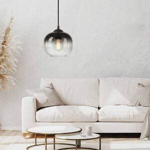 JUST LIGHT. GmbH Lampa wisząca Zea, czarny, salon / jadalnia, metal, nowoczesny