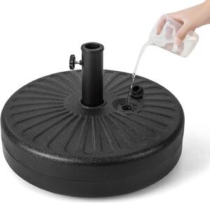 Stojak na parasole KOMFOTTEU moe by wypeniony wod lub piaskiem, stojak na parasole do masztów 38/48 mm, podstawa parasola z uchwytem, (model 2)