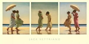 Druk artystyczny Summer Days Triptych, Jack Vettriano