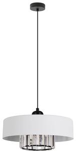 Metalowa lampa wisząca z podwójnym kloszem - A242-Rava