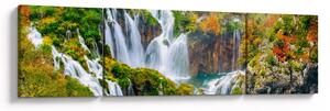 Obraz - Park Narodowy Jezior Plitwickich (170x50 cm)