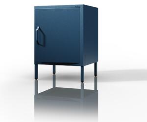 Szafka nocna metalowa granatowa Modern MIA, 424 x 595 x 400 mm