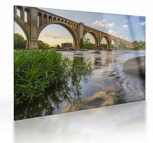 Obraz na szkle - Most kolejowy w Richmond (70x50 cm)
