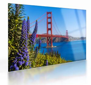 Obraz na szkle - Most Golden Gate, San Francisco (70x50 cm)