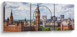 Obraz - Big Ben (z zegarem) (90x30 cm)