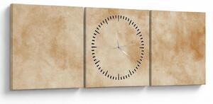 Obraz - Stary papier pergaminowy (z zegarem) (90x30 cm)