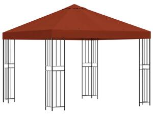 Altana 3 x 3 m terakota Poliester i Stal 190 gsm