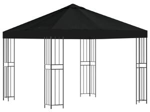 Altana 3 x 3 m Czarny Poliester i Stal 190 gsm
