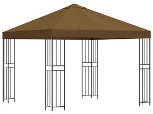 Altana 3 x 3 m Ciemnoszary Poliester i Stal 190 gsm