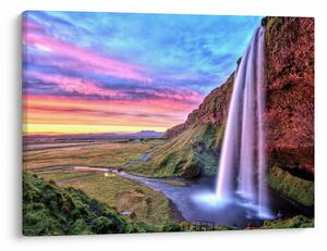 Obraz - Wodospad Seljalandsfoss (70x50 cm)