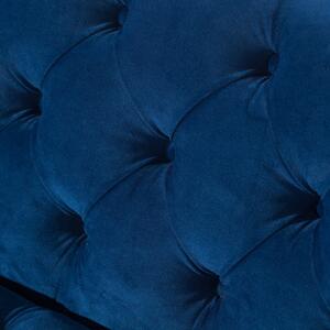 Sofa Velvet Elite indigo blue 3-os