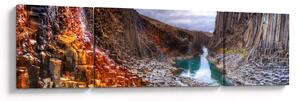 Obraz - Kanion Studlagil (170x50 cm)