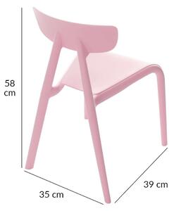 Krzesełko dziecięce Pico I candy pink
