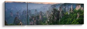 Obraz - Narodowy Park Leśny Zhangjiajie (170x50 cm)