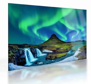 Obraz na szkle - Kirkjufell, Islandia (70x50 cm)
