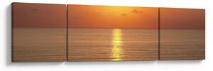 Obraz - Zachód słońca nad oceanem (170x50 cm)
