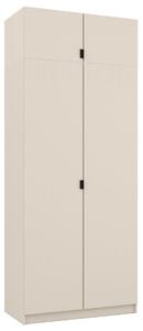 Szafa z nadstawką 100 cm do garderoby modułowej Foxen Cashmere