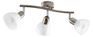 Lindby - Paulina 3 LED Lampa Sufitowa White Alabaster/Satin Nickel