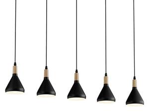 Lindby - Arina Lampa Wisząca Black/Wood