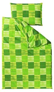 Pościel bawełniana SONKA zielona Rozmiar pościeli: 70 x 90 cm | 140 x 200 cm