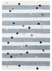 Dywan Stripes and Dots blue 160x230cm