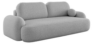 Jasnoszara sofa chmurka z funkcją spania R7-A60