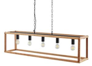 Lucande - Sedrik 5 Lampa Wisząca Oak