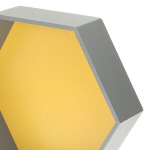 Półka Honeycomb yellow 45x35x15cm