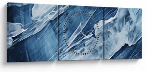 Obraz - Szczegół obrazu (z zegarem) (90x30 cm)