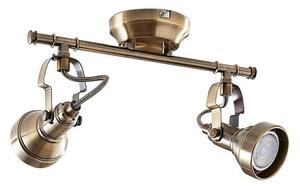 Lindby - Perseas 2 Lampa Sufitowa Antique Brass