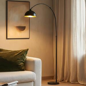Lampa stojąca Tonka Lindby, czarny, salon / jadalnia, metal, nowoczesny