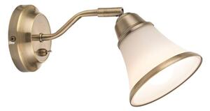 Lindby - Marita Lampa Ścienna White/Antique Brass