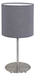 Eglo Eglo 55215 - Lampa stołowa PASTERI 1xE14/40W/230V szara EG55215