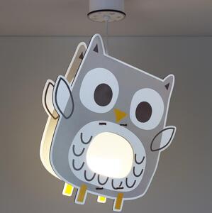 Dalber Dalber 63397 - Żyrandol dziecięcy OWL 1xE27/15W/230V PI620