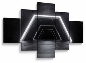 Obraz - Futurystyczny tunel (125x70 cm)