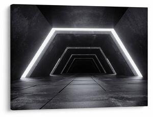 Obraz - Futurystyczny tunel (70x50 cm)