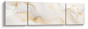 Obraz - Abstrakcja z dekoracją (170x50 cm)
