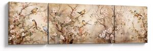 Obraz - Obraz ptaka w stylu vintage II. (170x50 cm)
