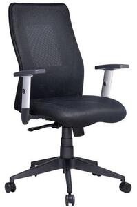 Krzesło biurowe Manutan Penelope, czarne