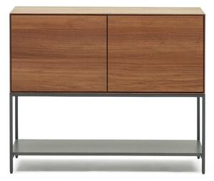 Niska komoda w dekorze orzecha 97,5x80 cm Vedrana – Kave Home