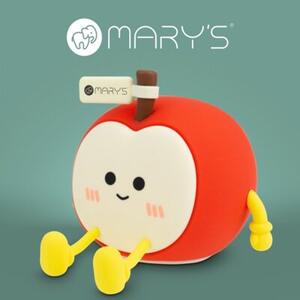 Lampka nocna dla dzieci bezprzewodowa czerwona jabłko LED 0.6W Mary's