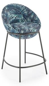 Krzesło barowe H118, tapicerowane, nowoczesne, wielokolorowy
