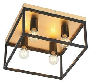 Lindby - Miravi 4 Lampa Sufitowa Gold/Black