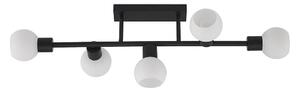 Lindby - Biscala 5 Lampa Sufitowa Black/Opal