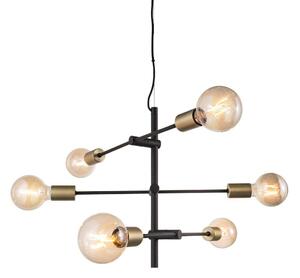 Nordlux - Josefine Lampa Wisząca Black/Brass